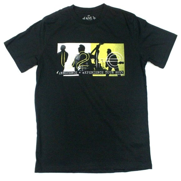 U2 Innocence + Experience 2015 Tour Itinerary Tee - Picture 1 of 6